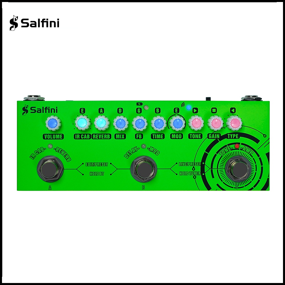 SALFINI CUBE BABY Electric Guitar Pedal Combo Effects Pedal with Edit