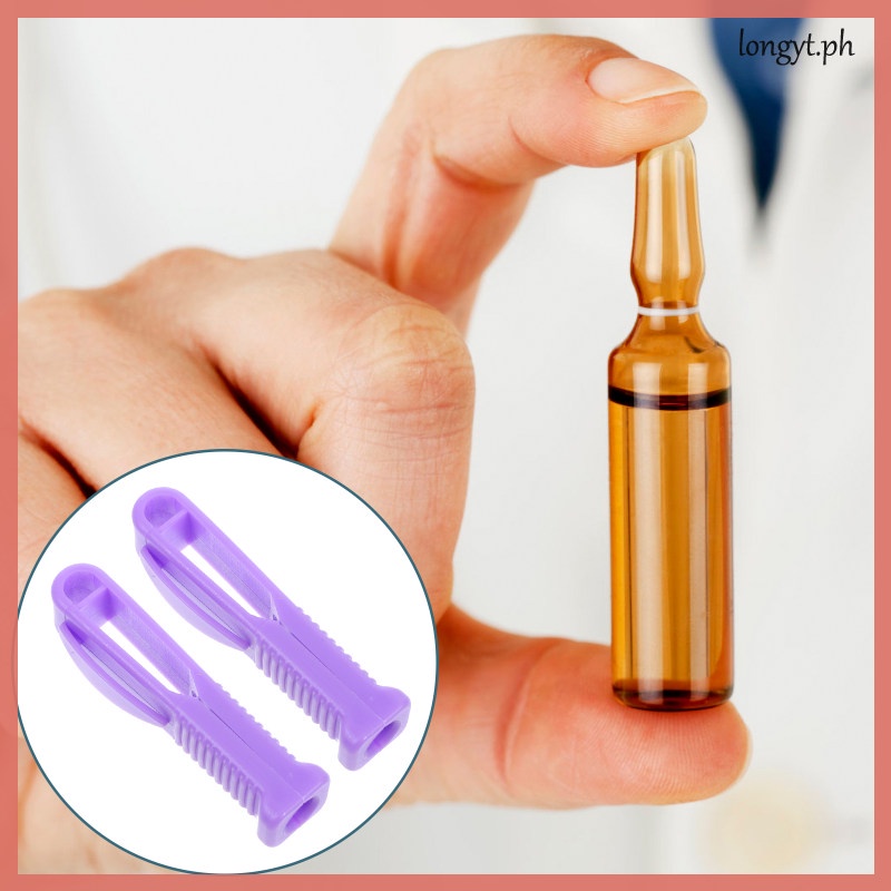 6 Pcs Nurse Tools Plastic Vials Hospital Supply Groove Design Ampule Breaker Ampoule Bottle