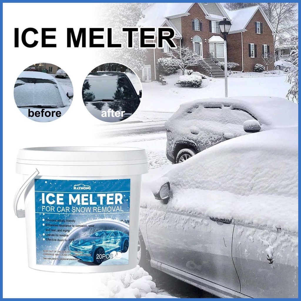 Ice Melt Pet Safe Snow Melter Tablets For Snow Removal And Driveway