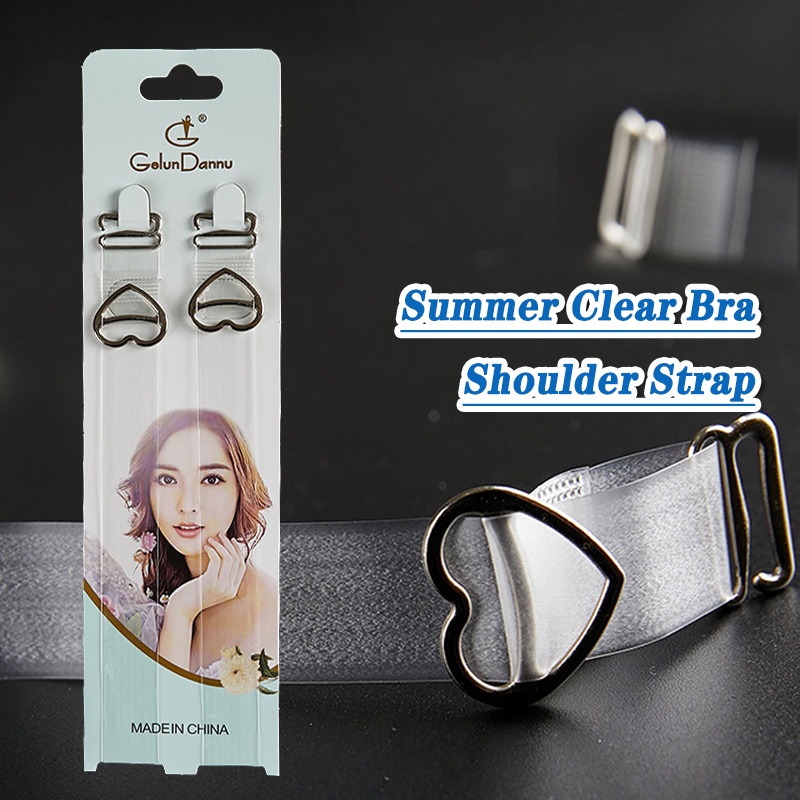 10pair Bra Strap Summer Clear Bra Shoulder Strap Women Adjustable