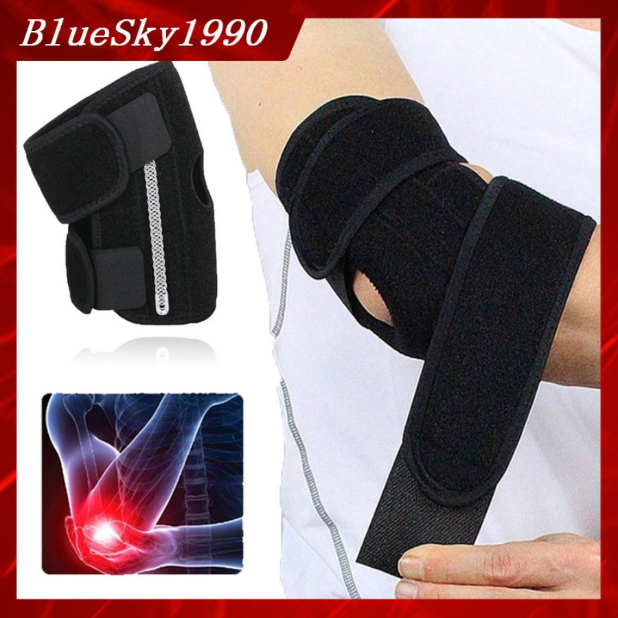 【COD】1Pcs Adjustable Breathable Self-Heating Sports Elbow Protector ...