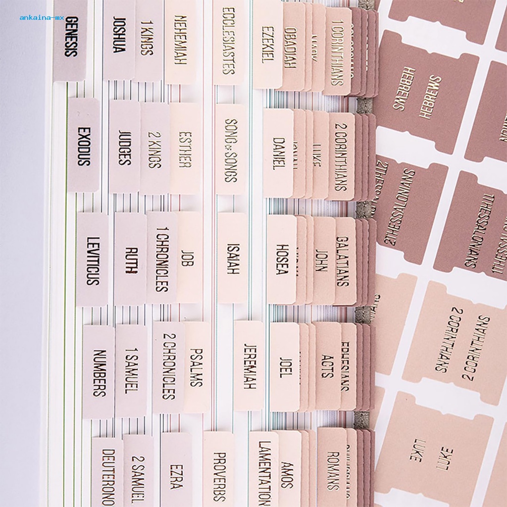 Bible Tab Index Labels Page Marker Sticker Large Print Bible Tabs Easy ...