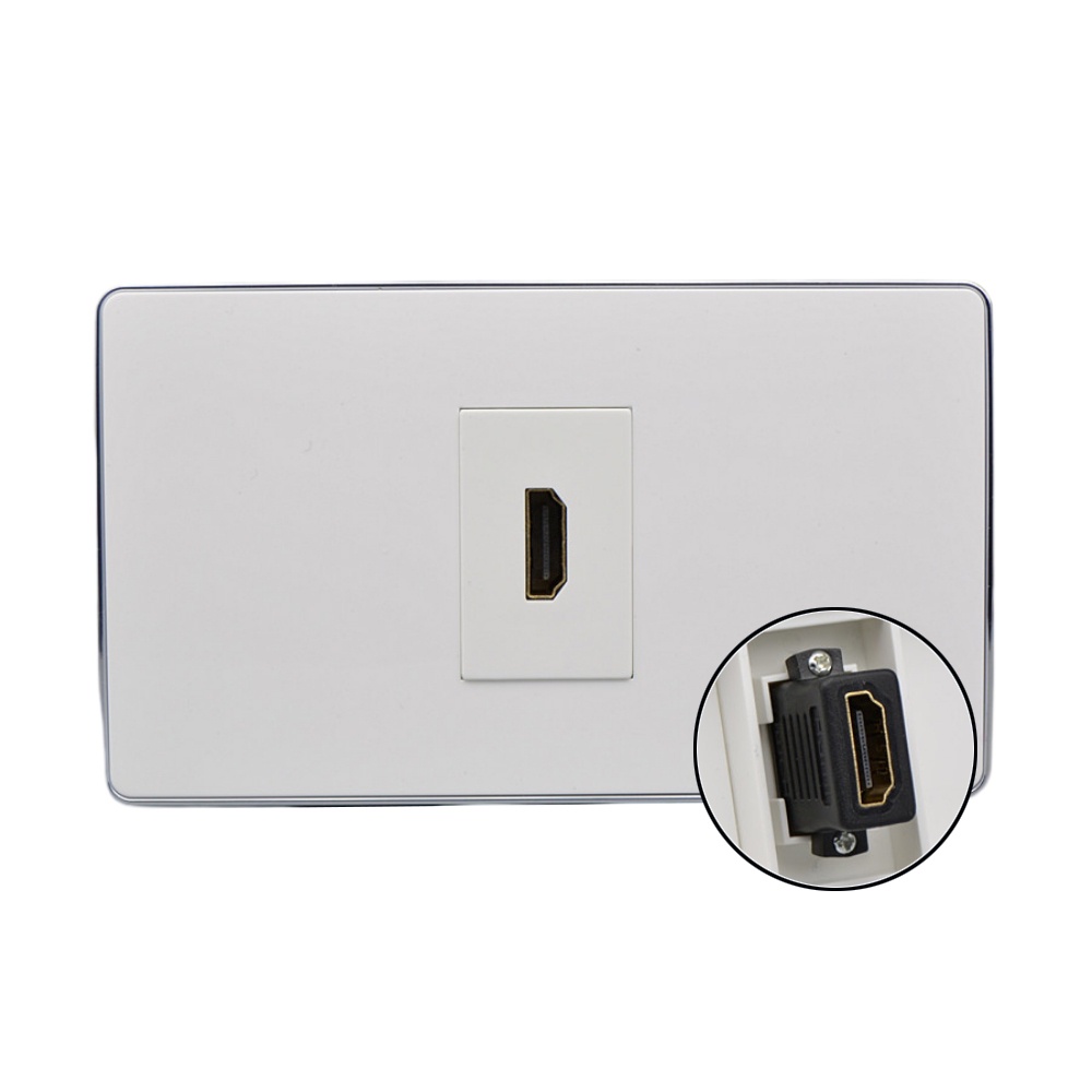 Multimedia Wall Socket 120 Type Socket Faceplate HDM Interface Outlet