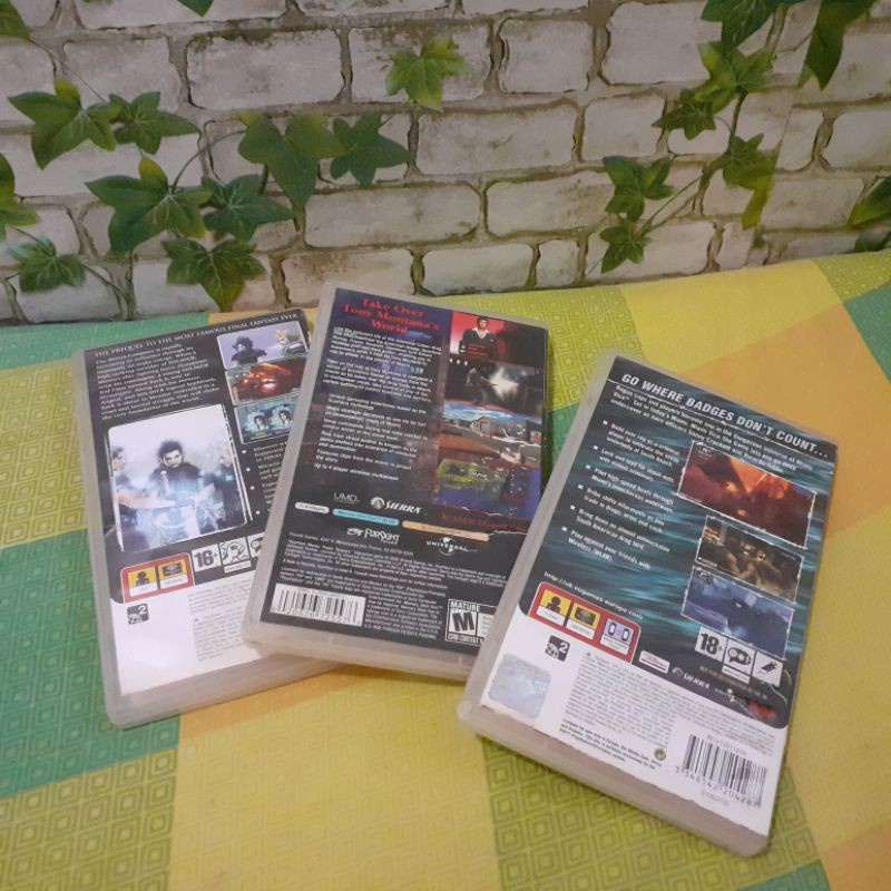 PSP UMD Games Original Playstation Portable UMD Disc Games Shopee