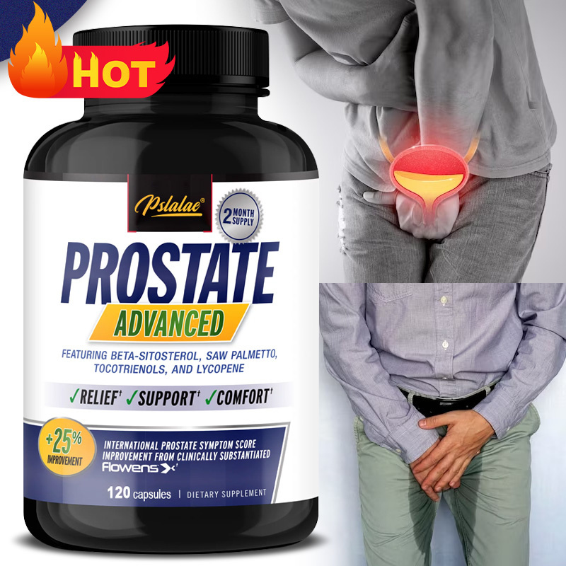 Men S Prostate Health Capsules With Saw Palmetto To Relieve Bladder And Urination Problems