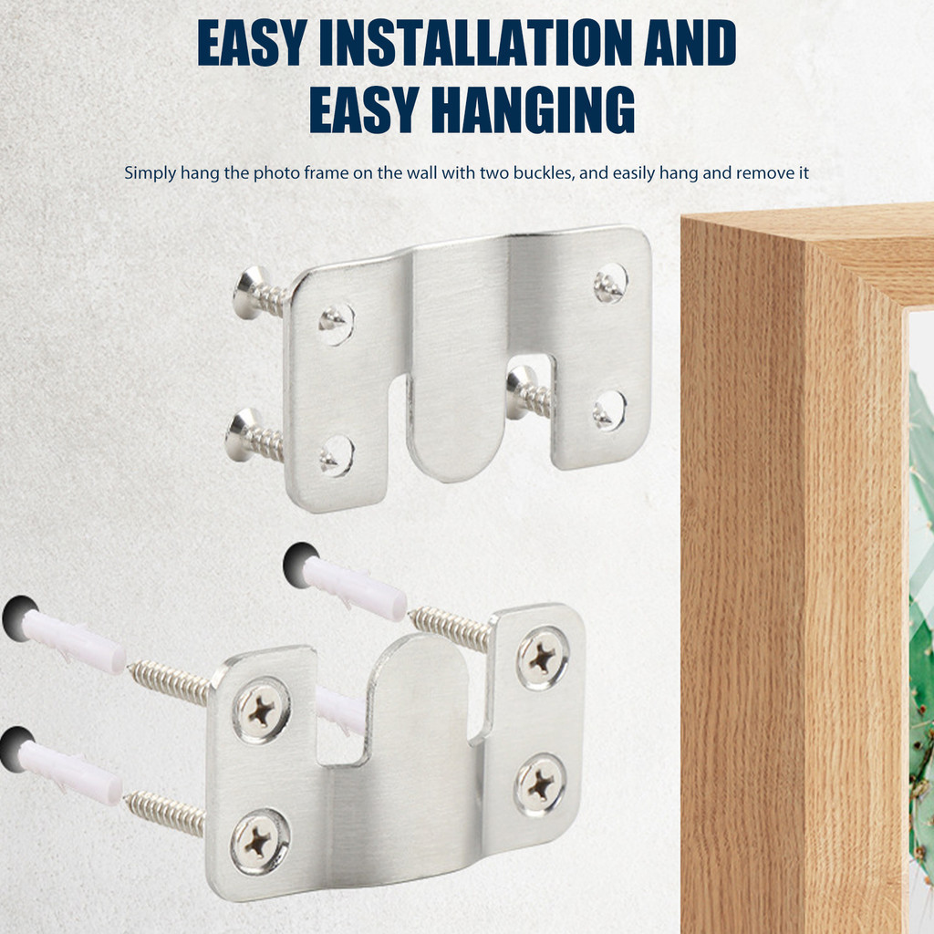 1 Set Stainless Steel Flush Mount Bracket - Interlocking Photo Picture ...
