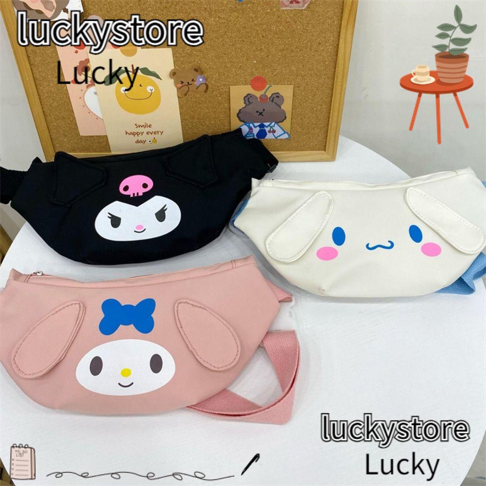 LUCKY Kuromi Messenger Bag, Anime Cinnamoroll Crossbody Chest Bag ...