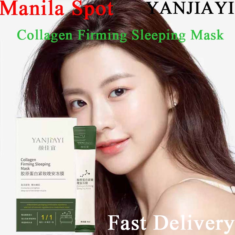 【COD】40PCS YANJIAYI Collagen Sleeping Mask Hydrating Moisturizing Skin