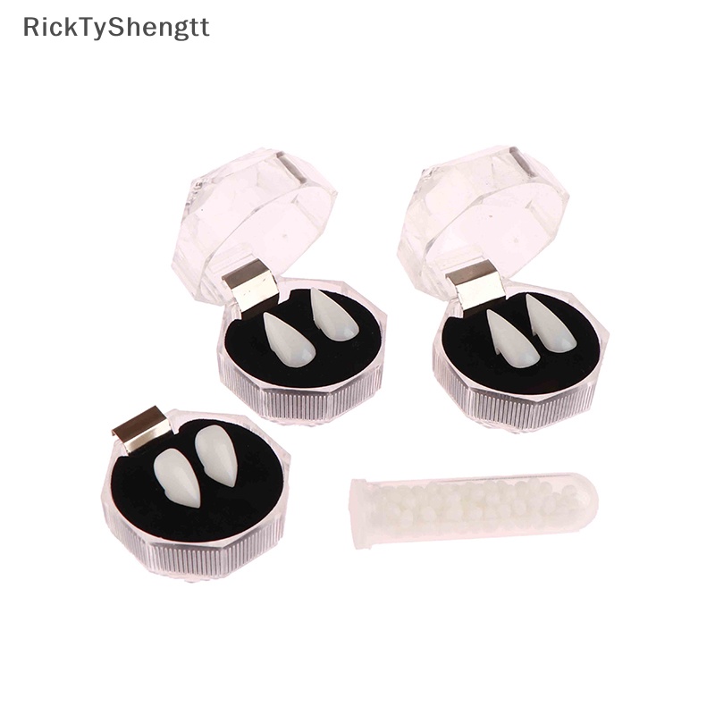 RR Vampire Teeth Fangs Dentures Props Halloween Costume Props False