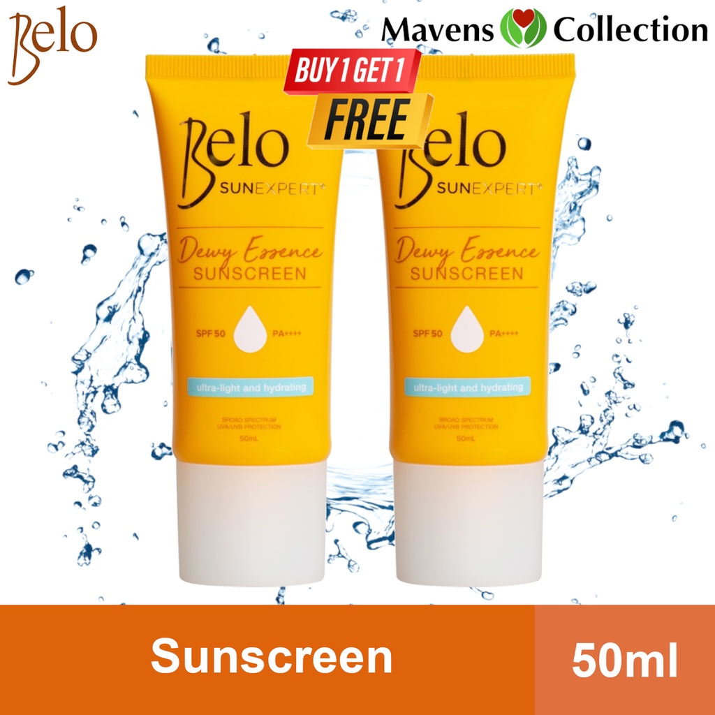 (Buy 1 Take 1) Belo SunExpert Dewy Essence Sunscreen SPF50 Ultra Light ...