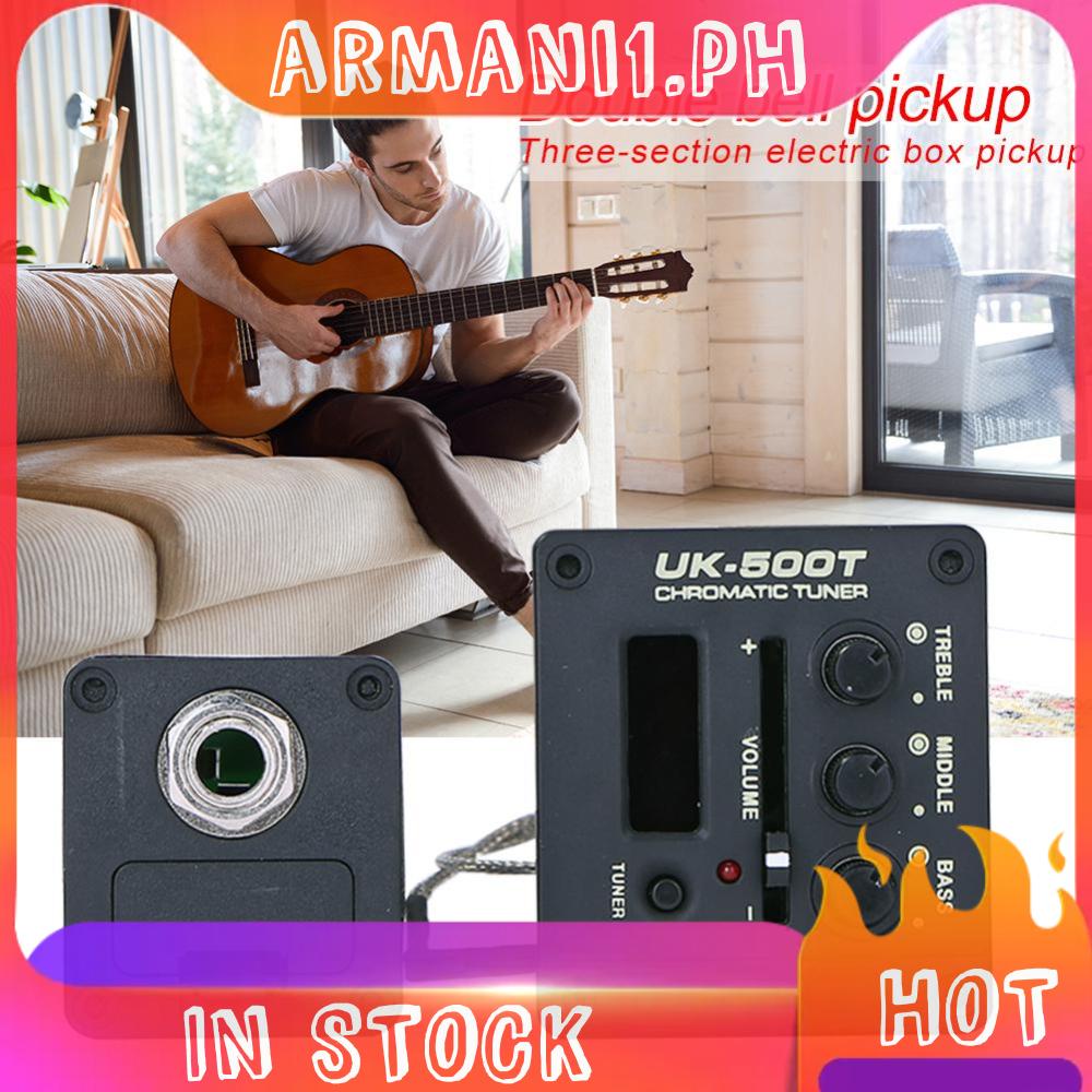 3-band EQ Equalizer Tuner System with LCD Display Acoustic Guitar ...