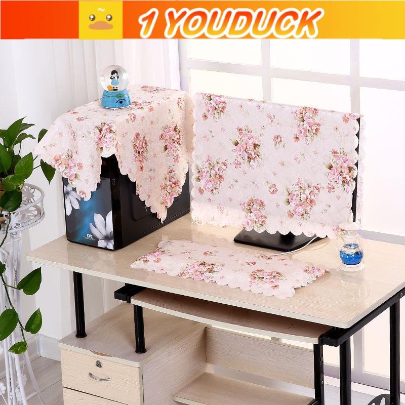 7PCS Computer Dust Cover 22 24 27 inch Monitor Cover Computer Host