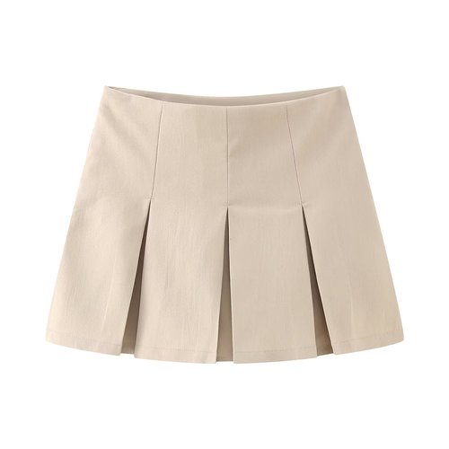 Zara New Style Women s European American Style High Waist Wide Pleated Hakama Slimmer Look Mini Skirt 7385524 809 Shopee Philippines