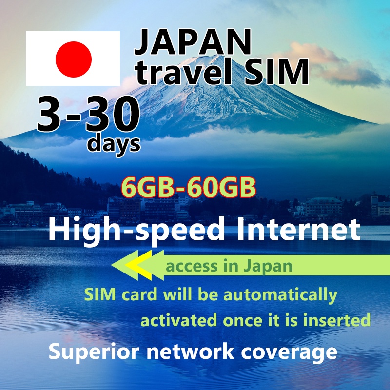 JAPAN Travel SIM 660GB 330 day（4G Unlimited data) travel data SIM
