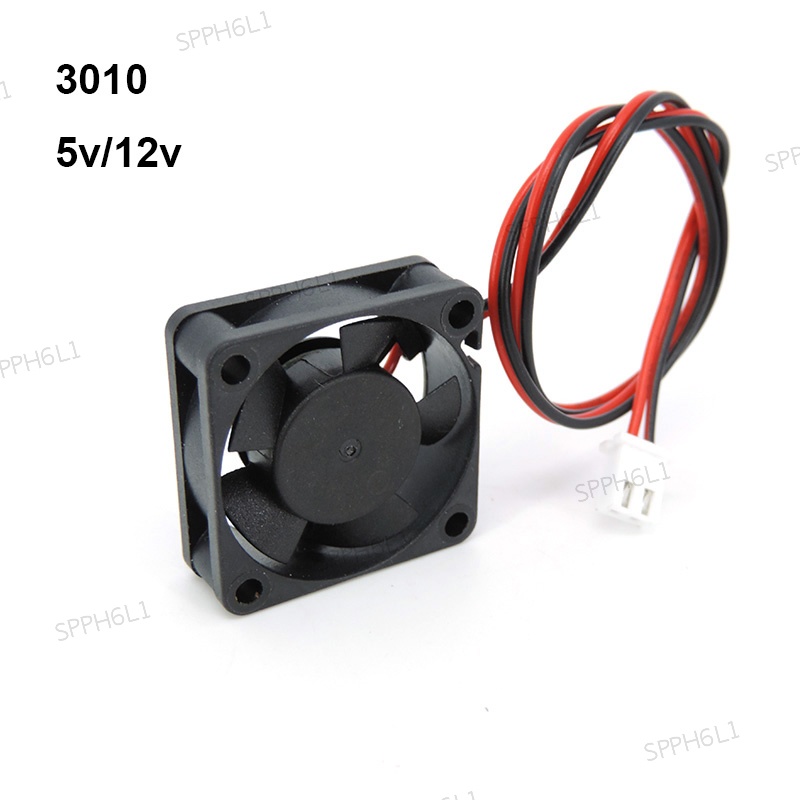 DC 5V 12V 24V 3010 Fan Cooling Brushless Mini Fan 30*30*10MM Cable 2Pin ...