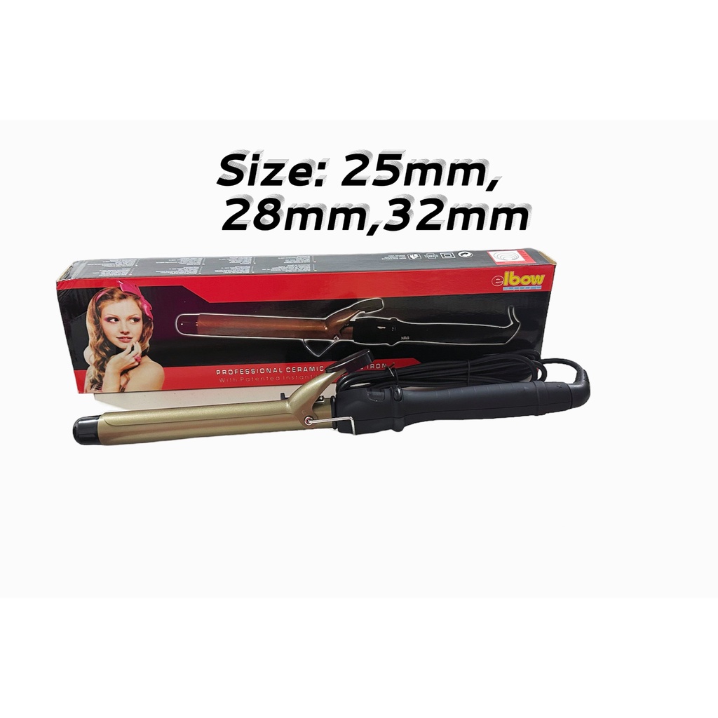 Hair Curler Ceramic Curling Iron pang Kulot Temperature Control Size 25 28 32 mm Hair Curler Iron Shopee Philippines