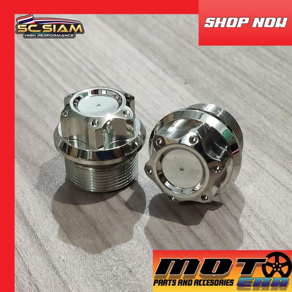 SC SIAM CNC INNERTUBE TPOST LOCK NUT / RAIDER R150 CARB / STAINLESS ...