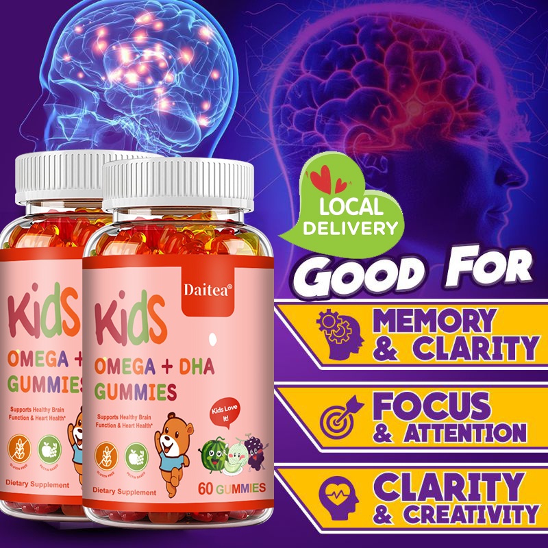 Omega gummies for kids - nourish the brain, improve IQ, benefit heart ...