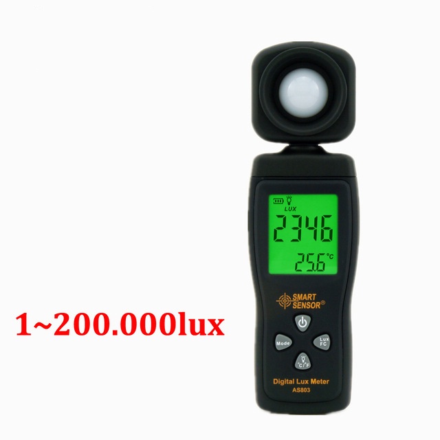 Digital Illumination Meter AS803 Photometer Photometer High Precision ...
