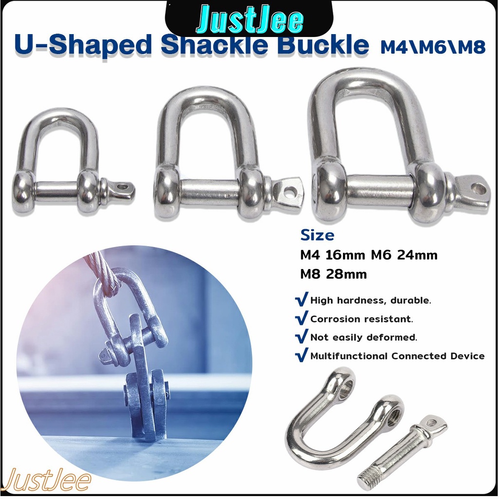 COD D-Type/U-Shaped Shackle Buckle D Ring Lock Bow Shackle Wire Rope ...