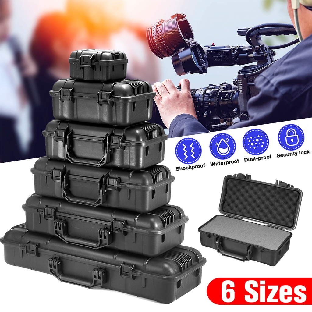 6Sizes Hard Shell PP Carrying Case Portable Waterproof Impactproof ...