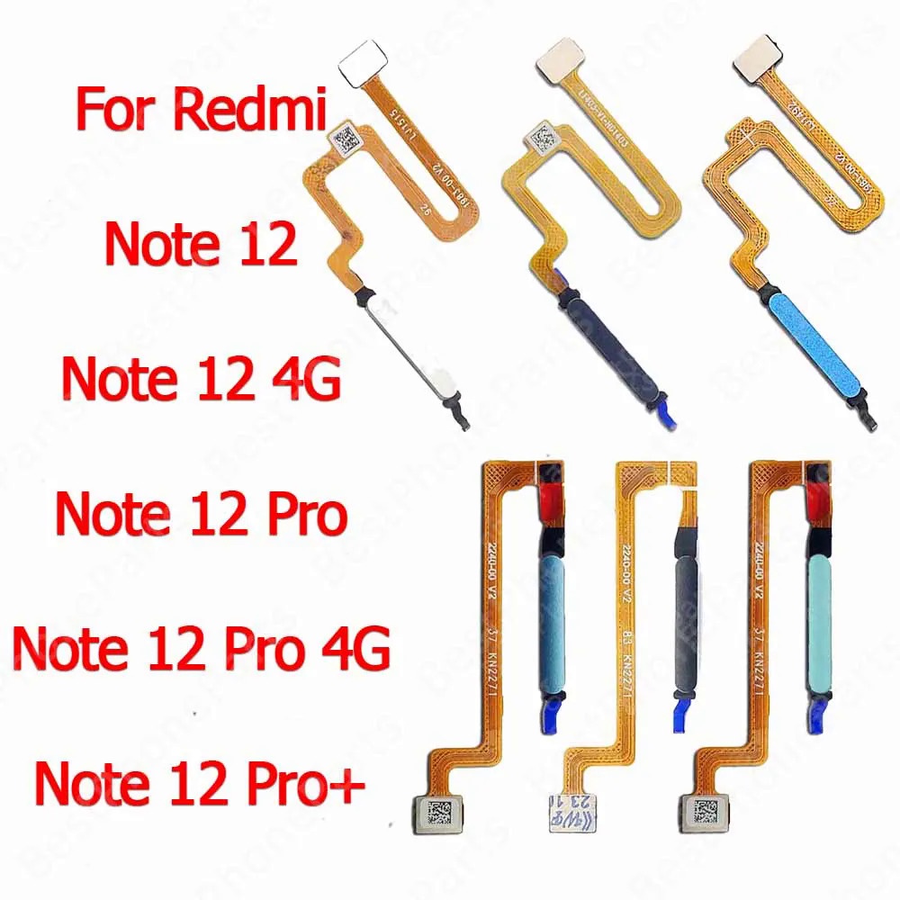 Original Finger Print Scanner Fingerprint Sensor Flex Cable For Xiaomi ...