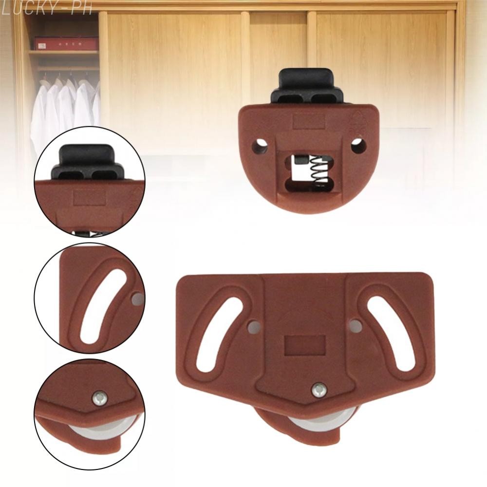 Sliding Door Roller Set Of 4 – Adjustable Height, Nylon & Iron Alloy, Quiet Operation For Cabinets & Closets