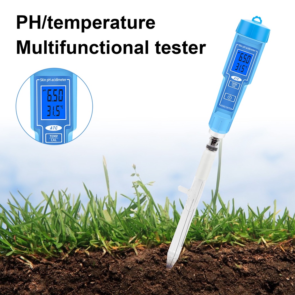 PH Meter Thermometer Pen For Food Fruit Meat Soil Lab Digital Acidity PH Tester Shopee Philippines