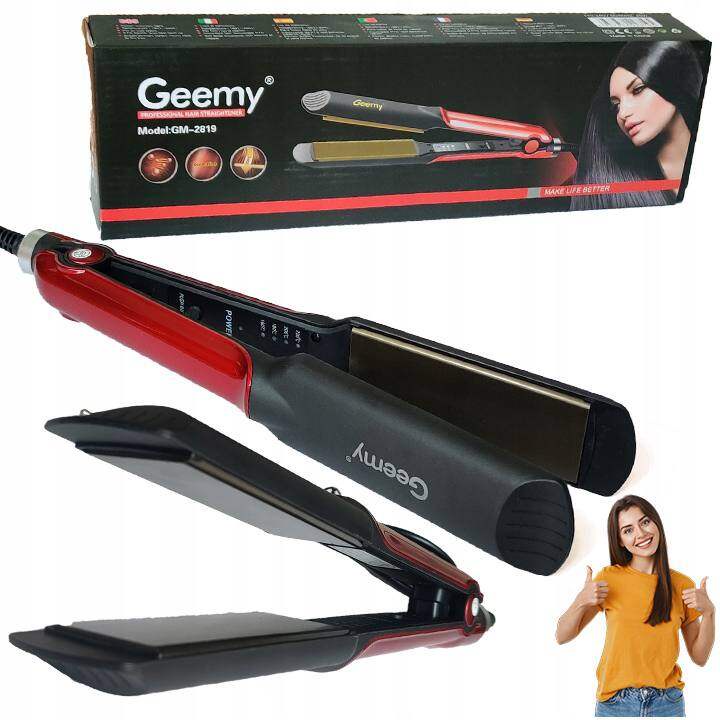 Geemy GM-2819 Professional Straightener Malik Mall | Shopee Philippines