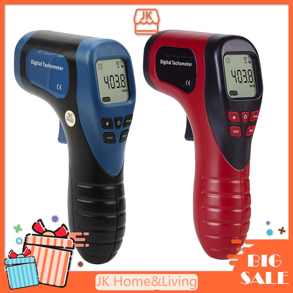 Digital Non-contact Laser Photo Tachometer RPM Tach Tester Meter Speed ...