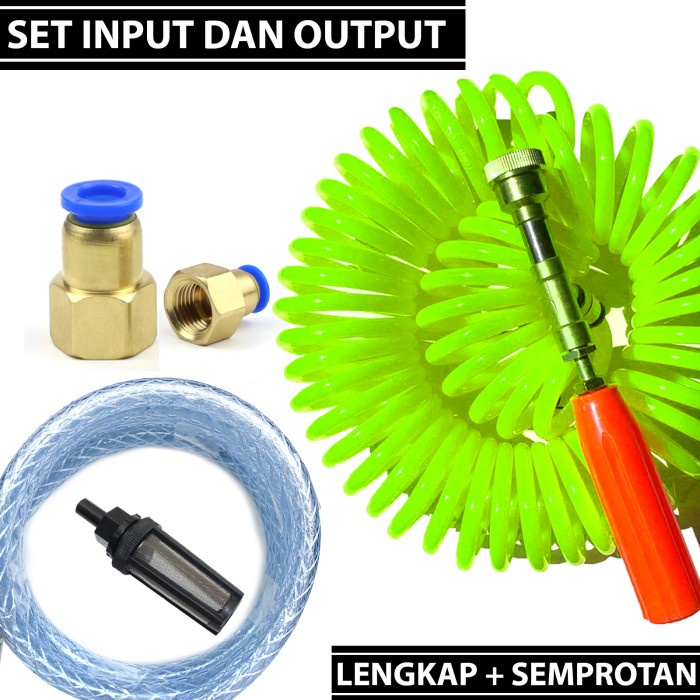 Complete Set of Input and output hoses + spray spiral hose Model - 12 ...