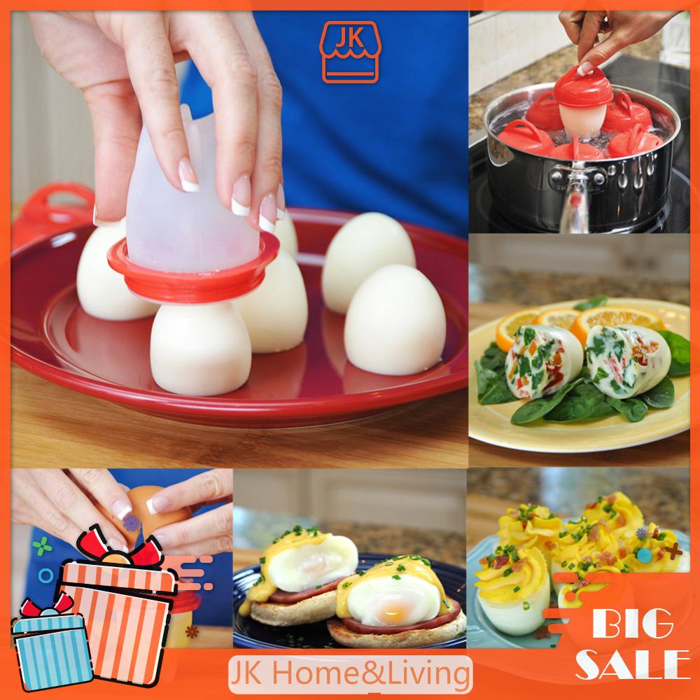 DIY Silicone Egg Poacher Cup Steamer Egglettes Egg Cooker Hard Boiled