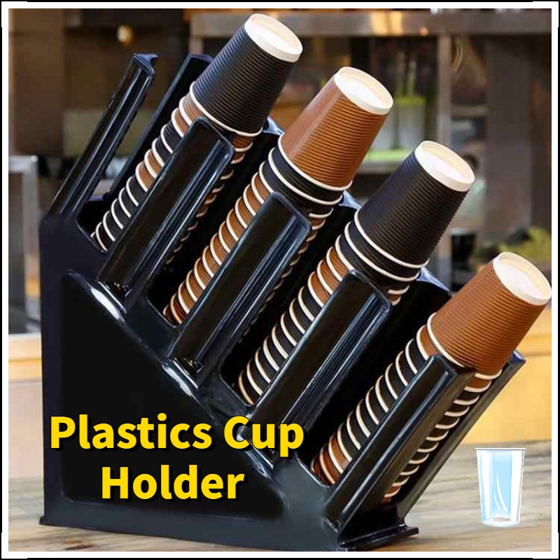 Plastics Cup Holder Rack Storage Rack Dispenser Multiuse Stand ...