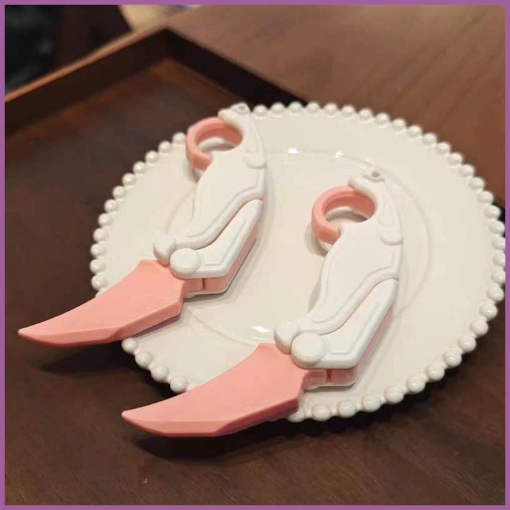 Gravity carrot knives toy foldable fidget toy knives sensory push toys