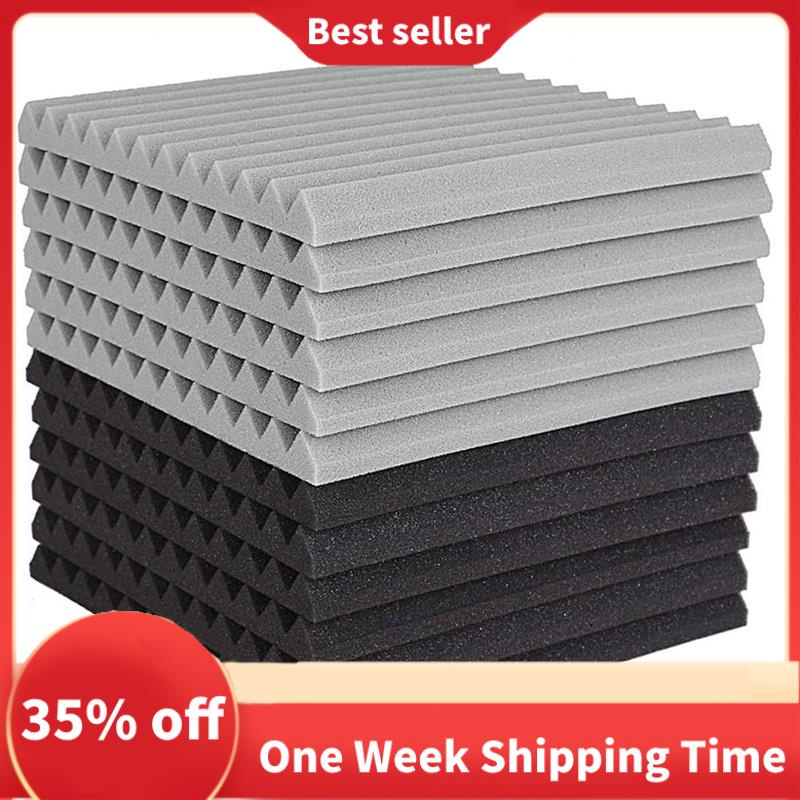 R9 12 Pcs Acoustic Foam Board,Studio Wedge Tile,Acoustic Foam ...