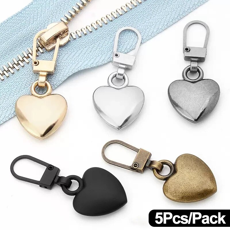 1/3/5Pcs Metal Detachable Luggage Zipper Puller/DIY Jacket Dress
