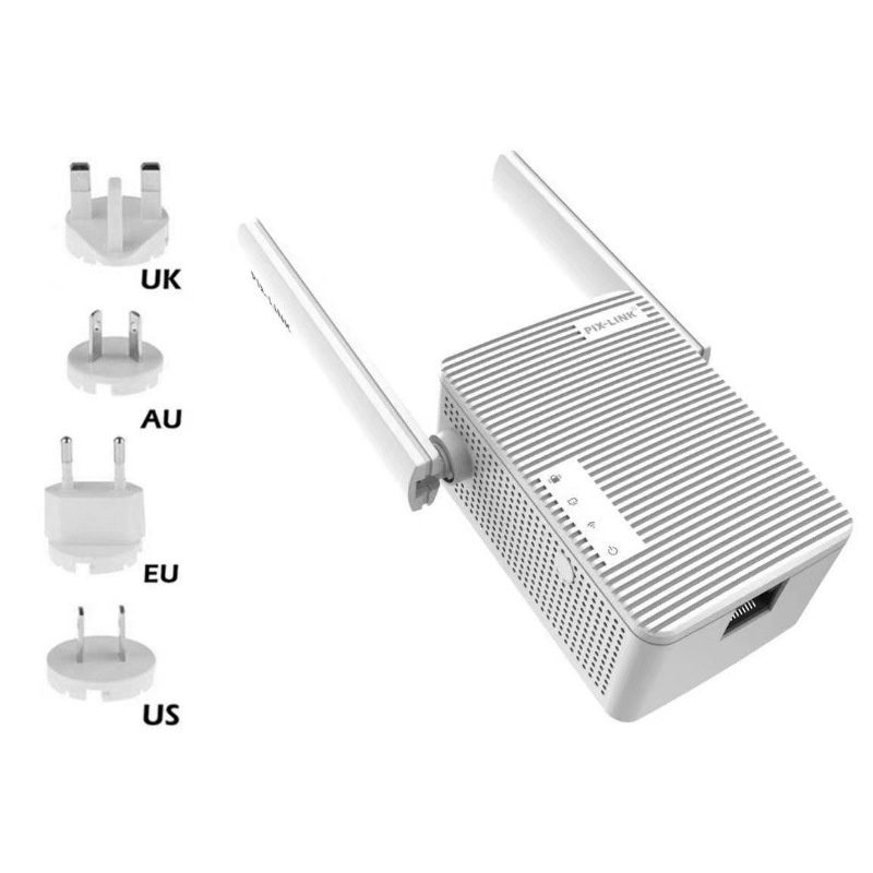 300M wireless network repeater dual antenna routing wireless signal