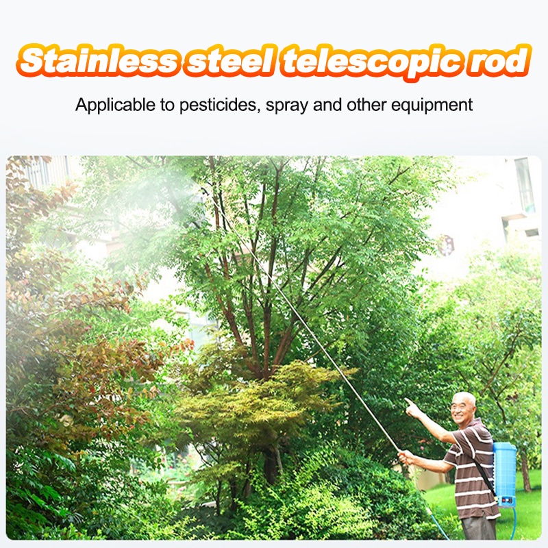 3.3m Retractable Spraying Rod Hand Pressure Sprayer Extension Bar Spray ...