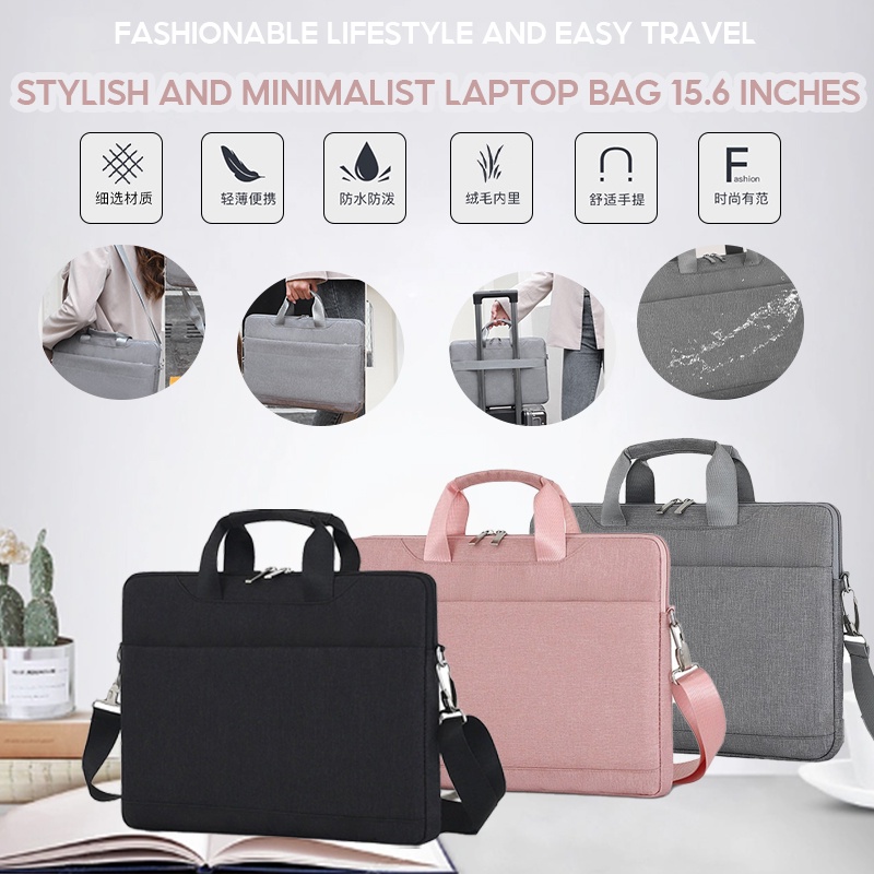 Laptop Cover Bag with Thick Lining and Adjustable Straps 14/15.6 Inches Laptop Pouch Bags