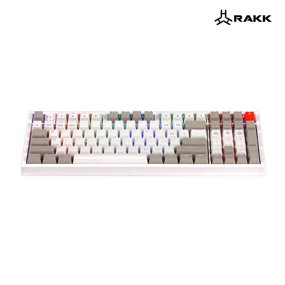 Rakk Ilis Mechanical Keyboard | 96 Keys | PBT Keycaps | Type-C USB | 1 ...