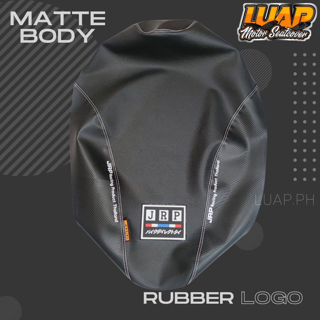 NEW JRP OREO LOGO RUBBER MATTE/CARBON EDITION May tahi sa gilid Motor ...