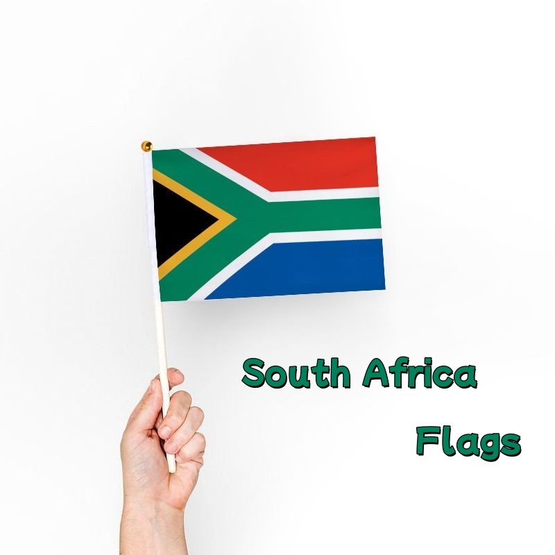 South Africa Flags South Africa Hand Held Stick flag Small Mini World ...