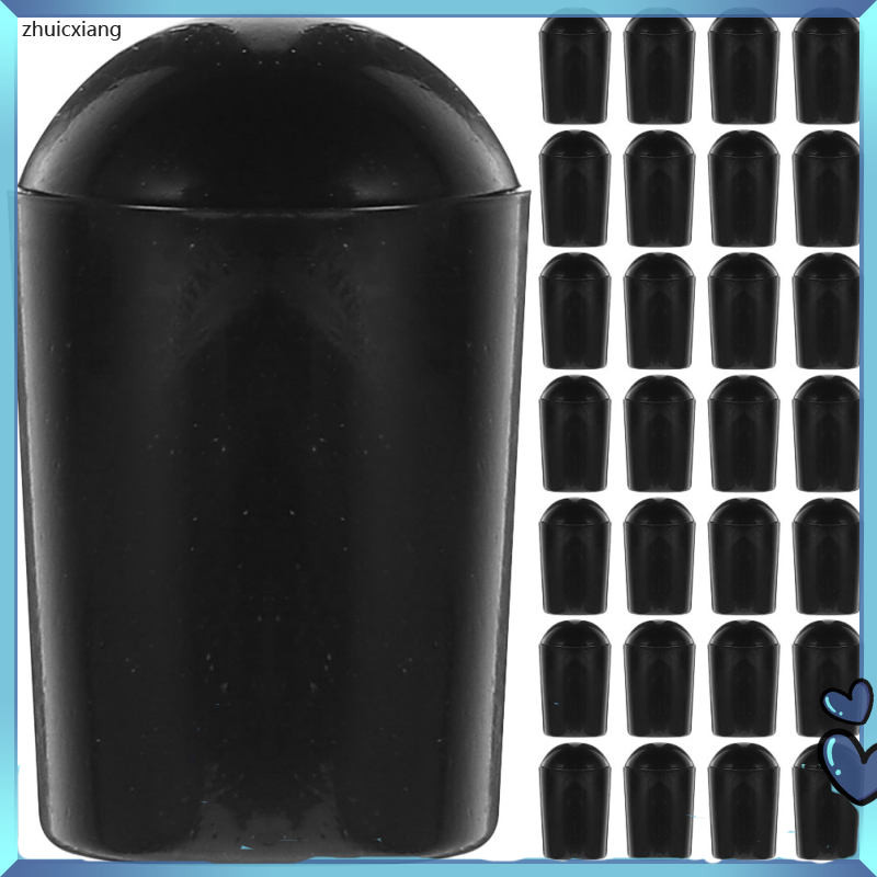 50 Pcs Clothes Hanger Rubber Cover Wire Rack Covers for Closets Round ...