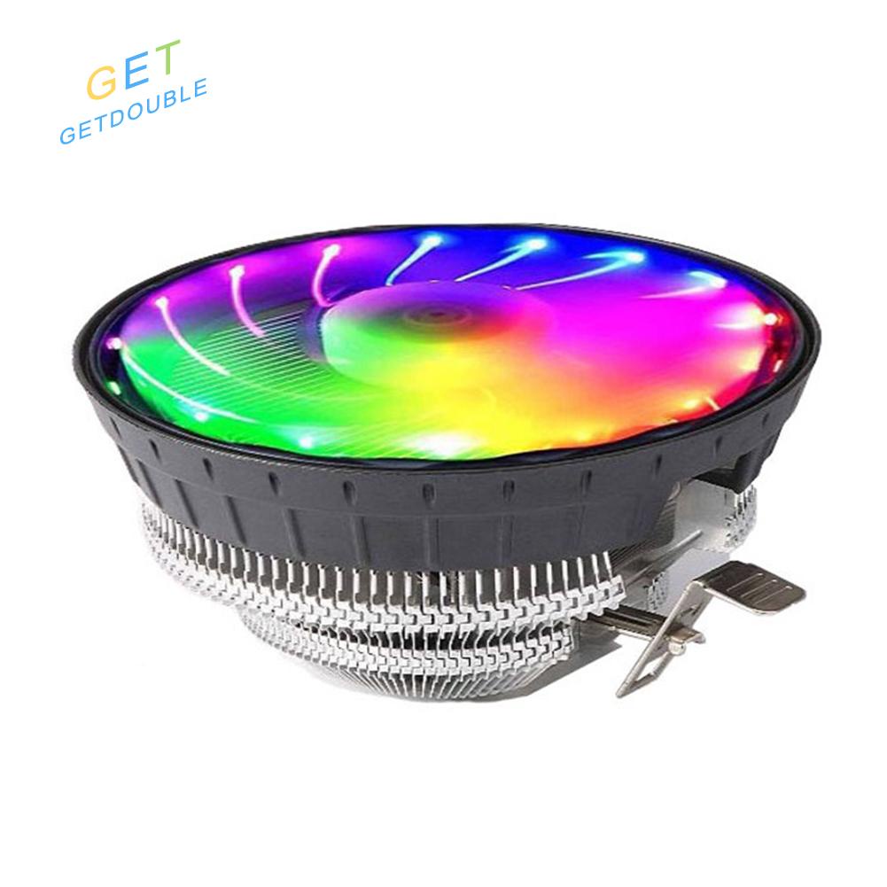 Cooling CPU Cooler Fan 3Pin 1800RPM RGB Silent Radiator for Intel LGA ...