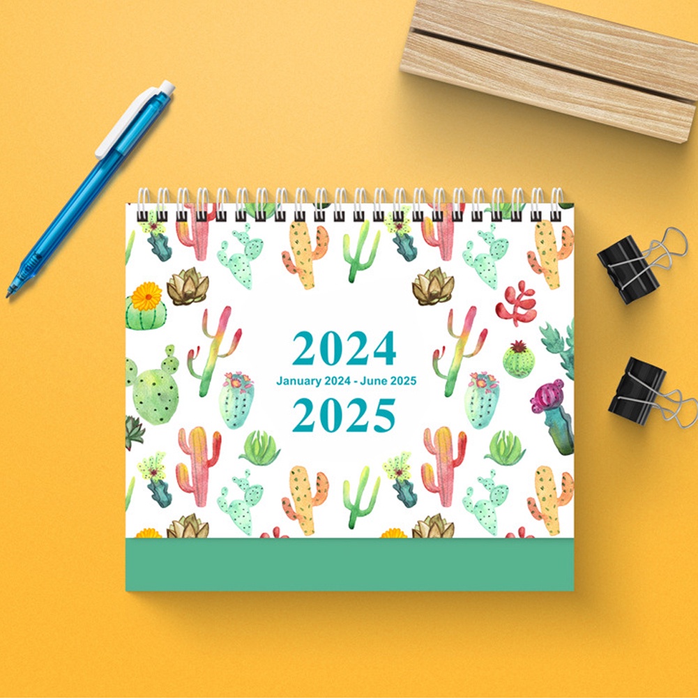 January 2024June 2025 Desk Calendar 20242025 Spring Festival Hanging