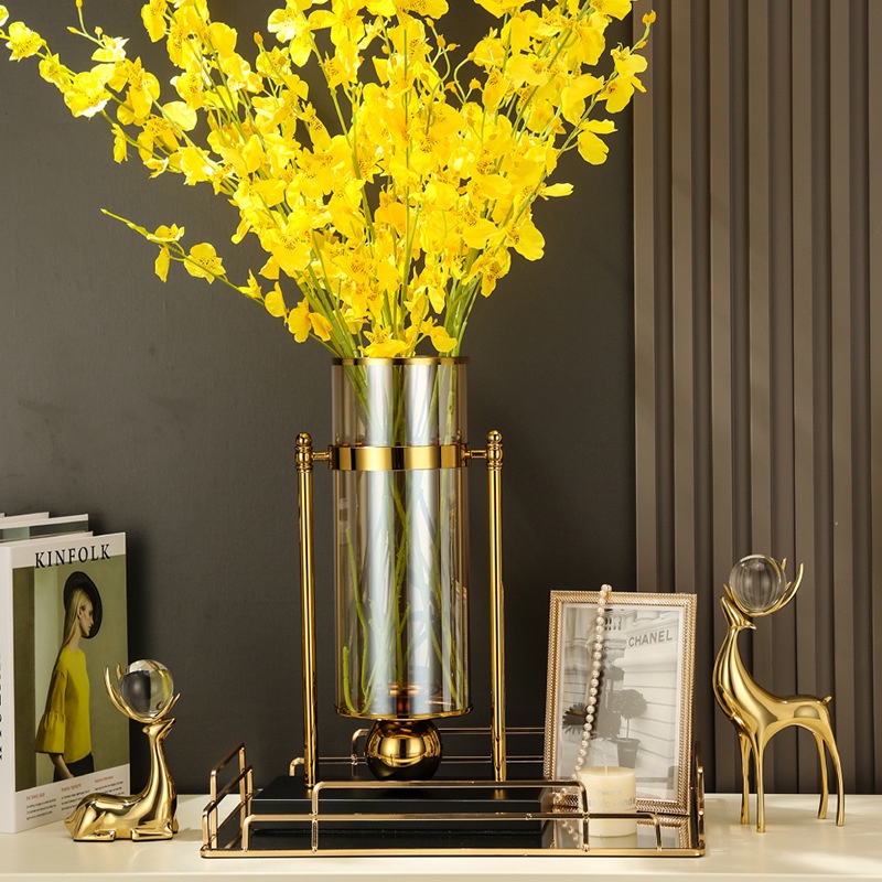 Nordic Flower Vase Aesthetic Office Desk Living Room Wine Cabinet ...