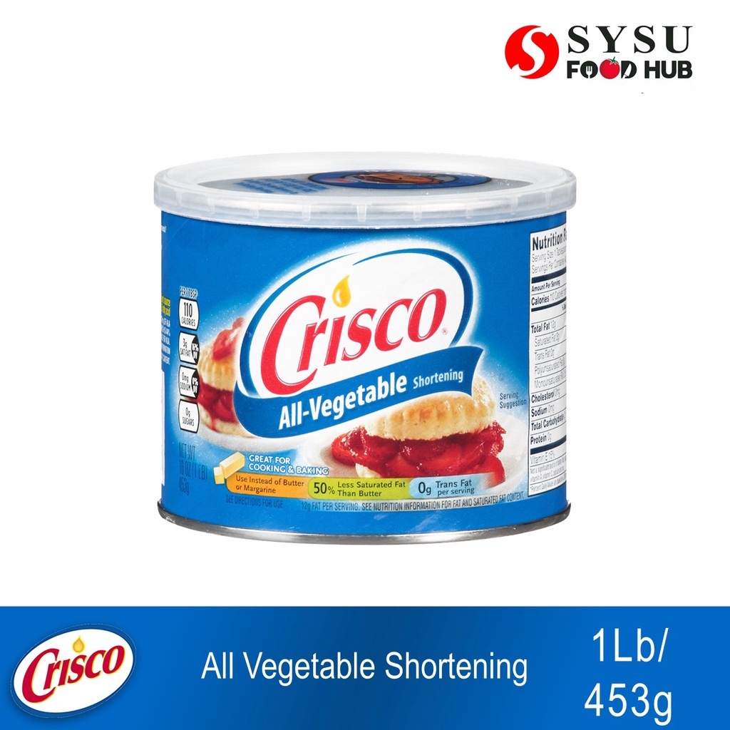 Crisco All Vegetable Shortening 453g Shopee Philippines