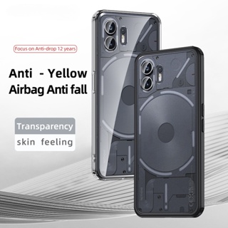  Spigen Ultra Hybrid Designed for Nothing Ear 2 Case Cover  (2023) Clear Anti-Yellowing Case - Jet White : Electronics