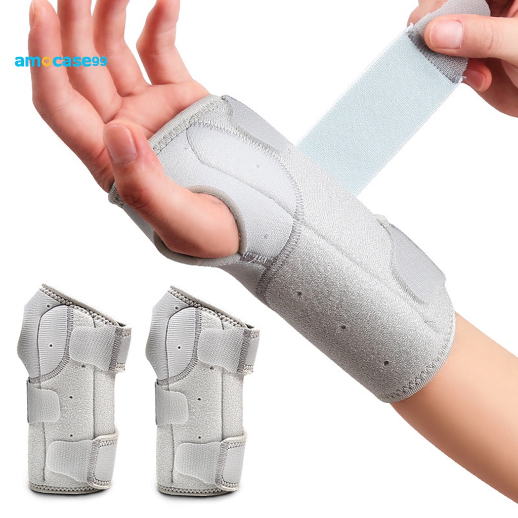 ACA_1Pc Wrist Brace Elastic Bandage Adjustable Fastener Tape Low Cut Design Breathable Sport