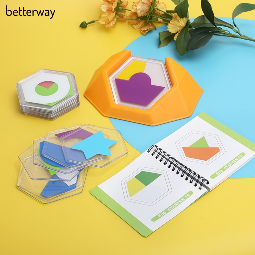 Betterway Kids Thinking Puzzle Bright Colored Puzzle Fun Color Code